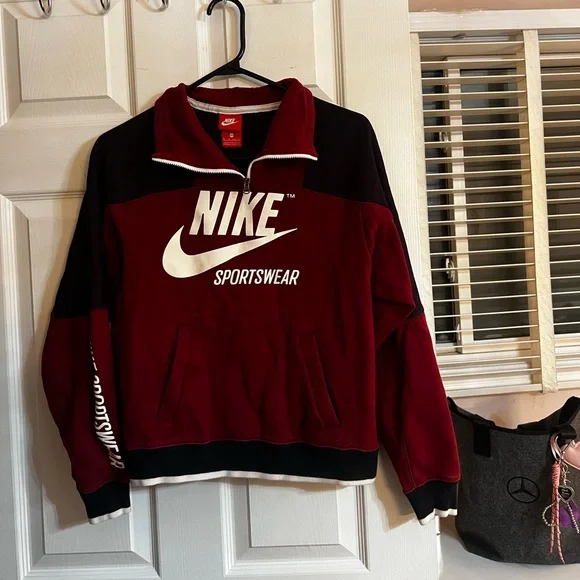 Nike Burgundy Sportswear Jacket - Picture 3 of 7